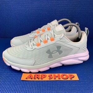 UNDER ARMOUR CHARGED ASSERT 9 Women`s Size 9.5 Green Running Shoes 3024853-300